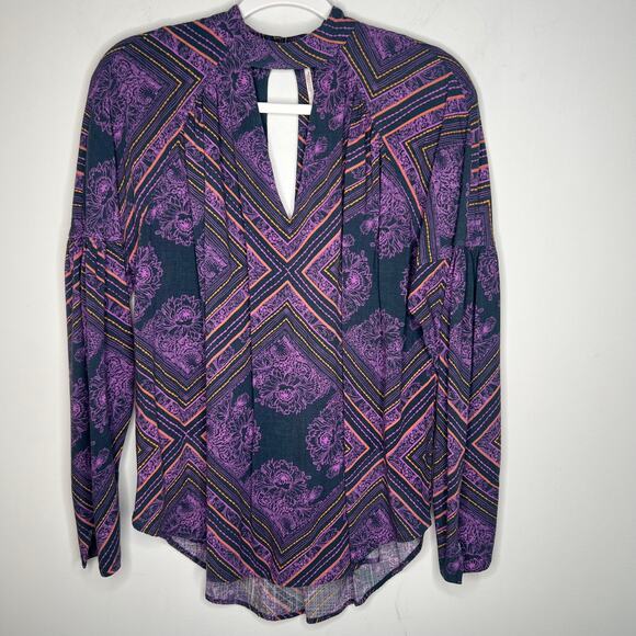 Free People Walking On A Dream Cut Out Tunic Top Size XS - Picture 3 of 7